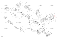 Теплозащитный экран опора Can-Am Outlander 4x4 XT 1000R (2025) (707603767)