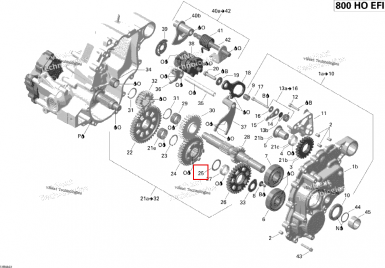 Упорный шайба Can-Am Outlander MAX 800 XT (2008) (420944479)