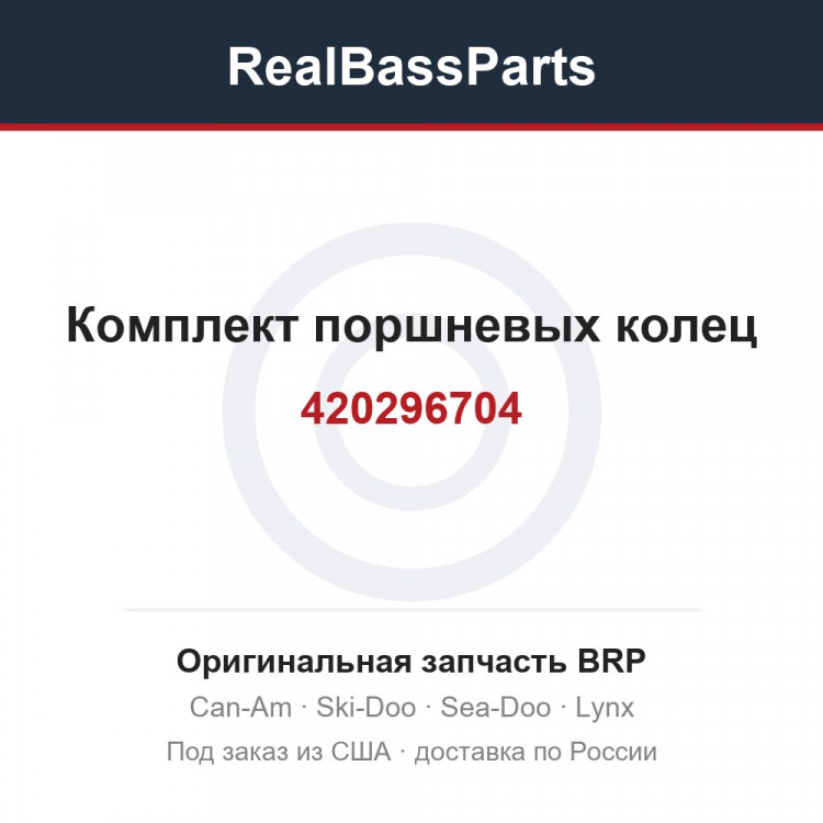 420296704 Комплект поршневых колец