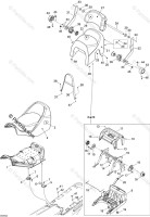 415018100 MX Z 800 HO Renegade & Renegade X 2005 Защита и бампер - 415018100 Стопор резиновый