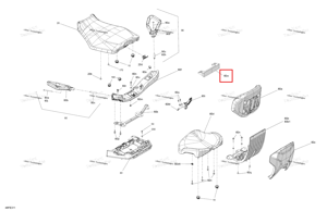 Спинка опора усилитель Can-Am 708004076