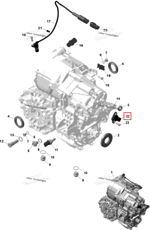 Angle Rotation датчик Can-Am 420265123