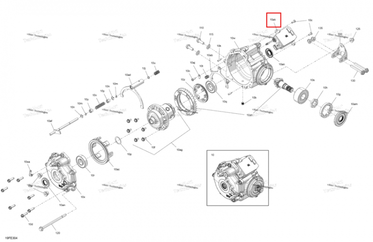 Привод Can-Am Outlander 4x4 XT 1000R (2025) (715900815)