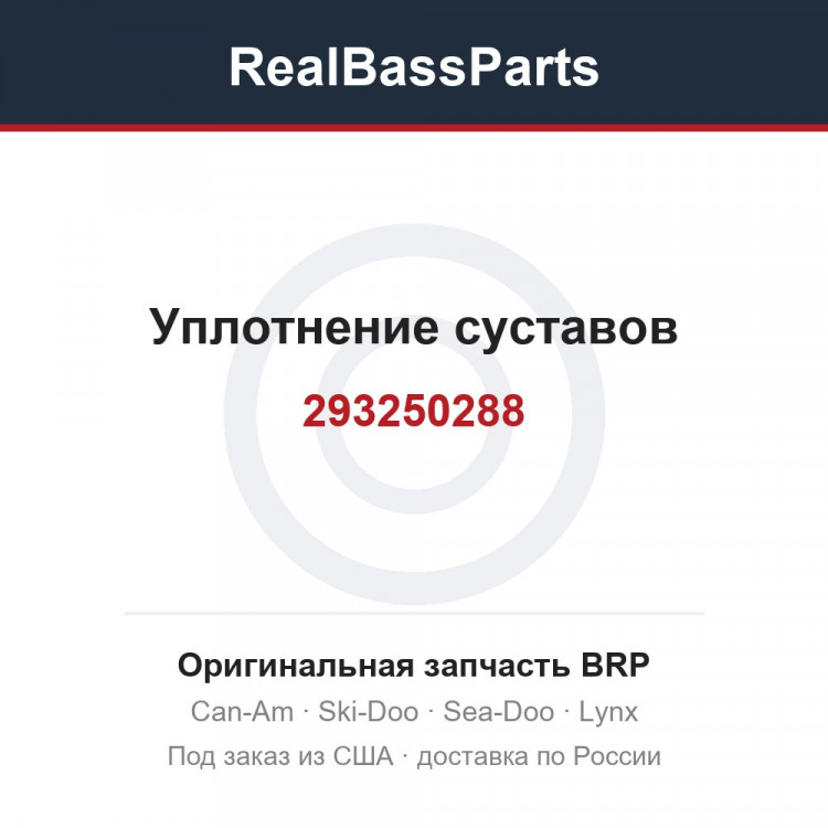 293250288 Уплотнение суставов