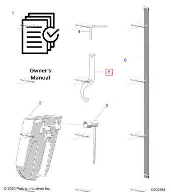 2871095-329 Кулачок SPANNER WRENCH чёрный