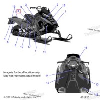 7195760 Наклейка SD панель нижний MIDDLE правый