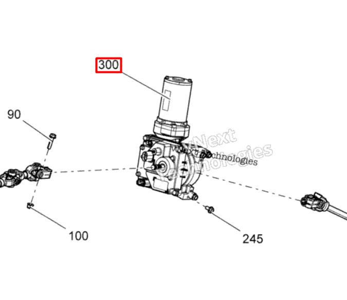 709401921 Усилитель руля Can-Am 709401495 709401606 
