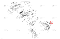 Lateral крышка Can-Am Maverick MAX Turbo RR XRS Smart Shock (2024) (705017564)