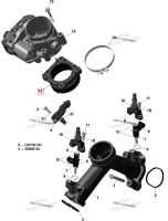 Впуск гнездо Can-Am Outlander 1000R EFI XMR (2022) (420267043)