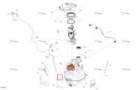 Топливный бак включает 10 to 10 b Can-Am Outlander 4x4 XT 1000R (2025) (709001182)