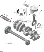 Output втулка Sea-Doo RXP (2016) (420947770)