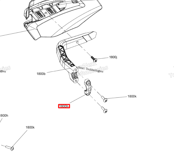 517305296 Хомут крепления Ski-Doo