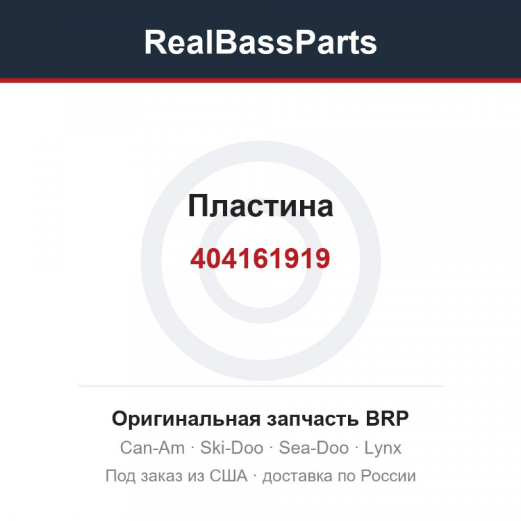 404161919 Пластина