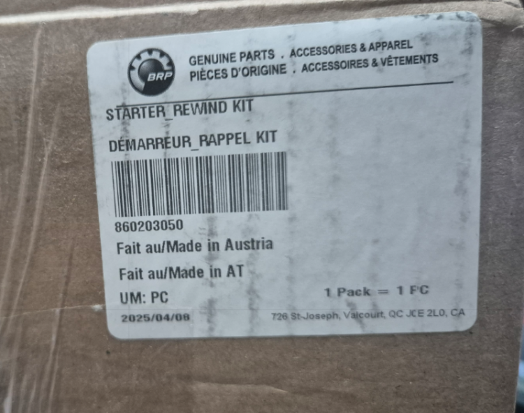 860203050 Стартер комплект G4 / G5 Ski-Doo 420893767 860201410 420893763 420893760 420893761 420893762, фото 3