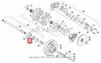 2602-247 Подшипник вала ведомого вариатора Arctic Cat 