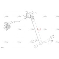 503196372 Стропа ограничитель задней подвески для снегоходов Ski-Doo SUMMIT G5 503196372