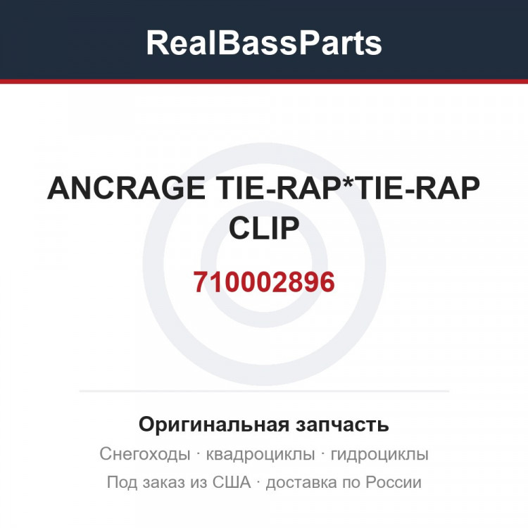 710002896 ANCRAGE TIE-RAP*TIE-RAP CLIP
