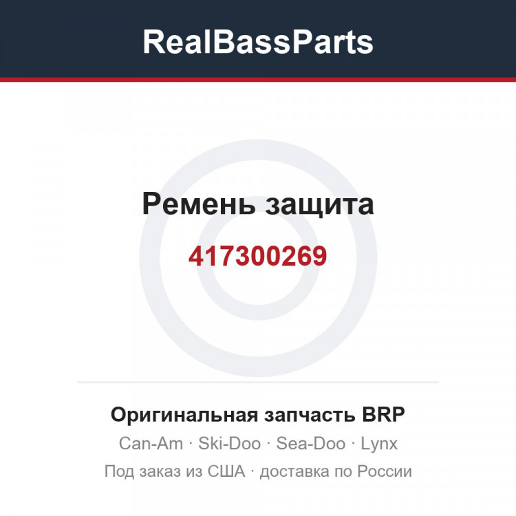 417300269 Ремень защита