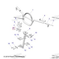 7547274 NYLOCK гайка фланцевая 6 мм