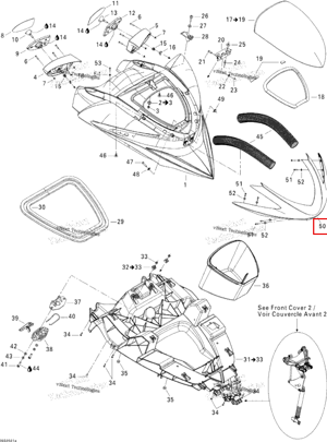 Передний решётка Sea-Doo 269501238