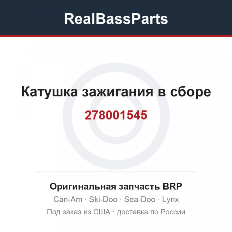 278001545 Катушка зажигания в сборе