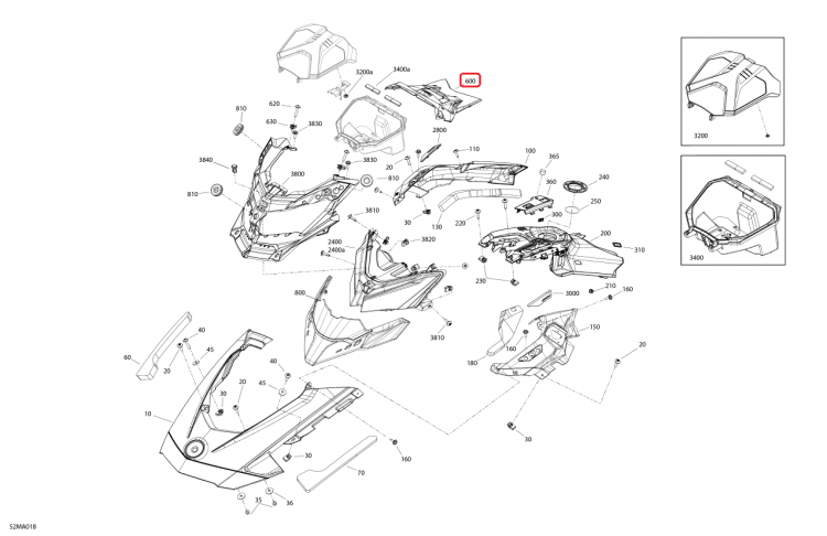 517307676 Корпус панели спидометра