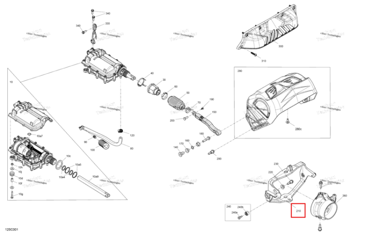 Anodised Trimming кольцо Sea-Doo RXT-X 300 (2023) (268000318)