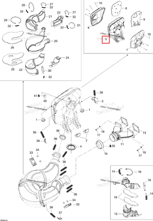 Глушитель в сборе Ski-Doo 514054172