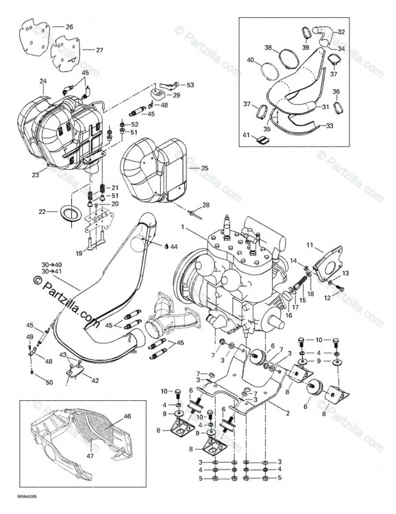 512059488 Поддержка двигателя. МХ З 500. MX Z 600. MX Z 700.