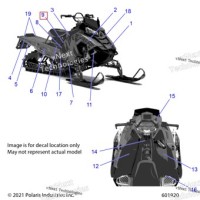 7195762 Наклейка SD панель нижний задний правый