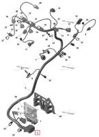 Разъём гнездовой 56 гнёзд Can-Am Maverick MAX Turbo RR XRS Smart Shock (2024) (710006442)