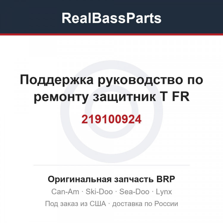 219100924 Поддержка руководство по ремонту защитник T FR