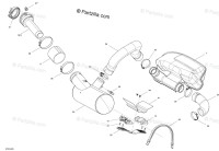 274001447 REAR EXHAUST HOSE