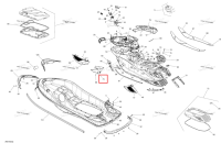 Правый COSMETIC Sea-Doo RXT (2016) (291004209)