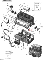 Масляный Hole Adaptor Sea-Doo RXT (2016) (420956778)