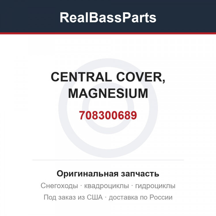 708300689 CENTRAL COVER, MAGNESIUM