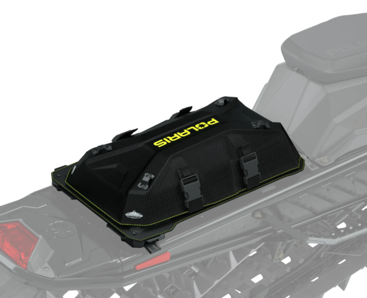 2890634 Сумка на тунель большая Polaris Lock & Ride® Flex Large Burandt Bag with Integrated Waterproof Rolltop, Neon, фото 2