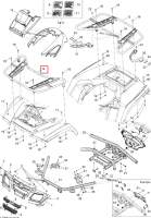 Передний багажник Can-Am Outlander MAX 800 XT (2008) (705001769)