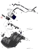 Хомут шланга 45 65/9 Ski-Doo Expedition 900 ACE SE (2024) (420251834)