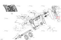 Коробка передач крышка в сборе включает 1700 to 1700 f Ski-Doo Expedition LE 900 ACE Turbo (2026) (504155079)