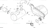 274001452 BRP EXHAUST MUFFLER | выпуск глушитель