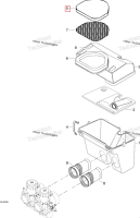Filtre A воздушный фильтр воздушный Ski-Doo Skandic SUV (2009) (M5342958)
