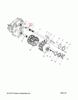 1332219 Муфта Polaris COUPLER ASM,19T,W/GREASE,LONG
