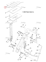 Наклейка переключения PATTERN Polaris Widetrak LX (2006) (7077619)