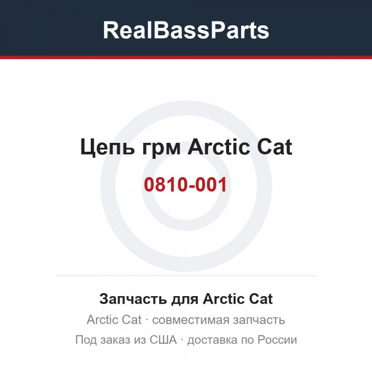 0810-001 Цепь грм Arctic Cat
