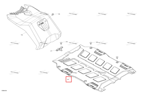 Радиатор облицовка Ski-Doo 511001578