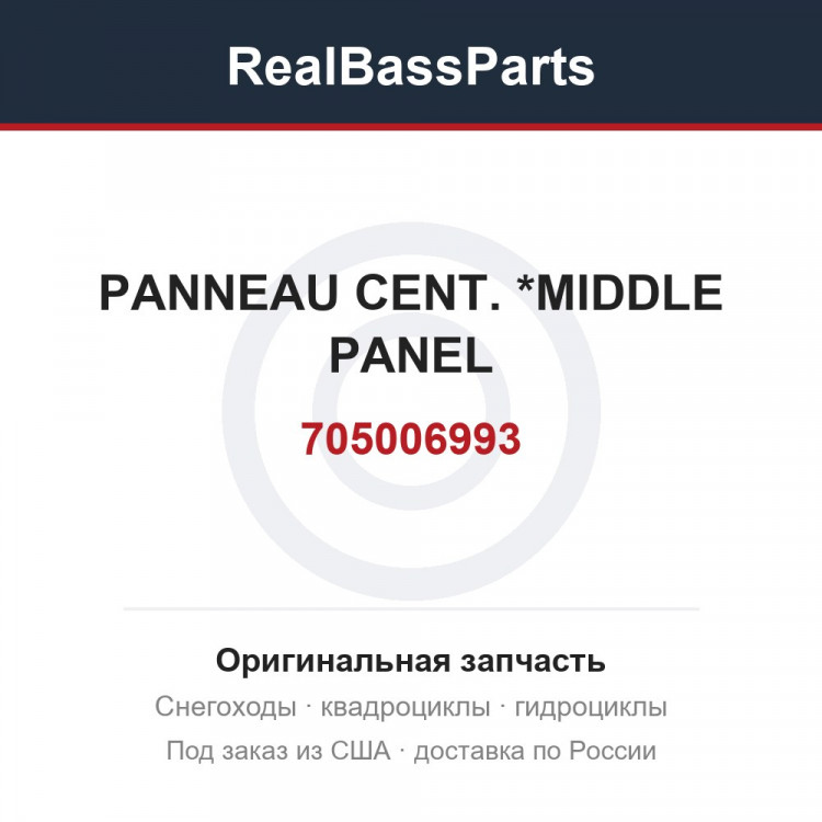 705006993 PANNEAU CENT. *MIDDLE PANEL