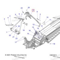 1023201 Рама в сборе TUBULAR задний