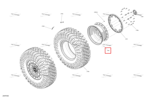 Обод Beadlock 15 дюйм глубокий чёрный × 7 b to 210 b1 c Can-Am 705403849