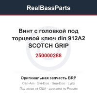 250000288 Винт с головкой под торцевой ключ din 912A2 SCOTCH GRIP